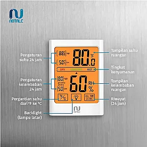 Notale Hygrometer - Humidity Meter HM370