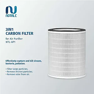 Notale Replacement HEPA Filter Pengganti for Air Purifier Notale