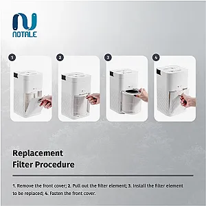 Notale Replacement HEPA H13 Filter Pengganti For Air Purifier Travel