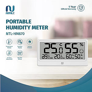 Notale Hygrometer - Humidity Meter HM670