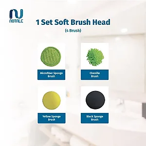 Notale Replacement Refil Brush Spin Scrubber,Brush Pengganti