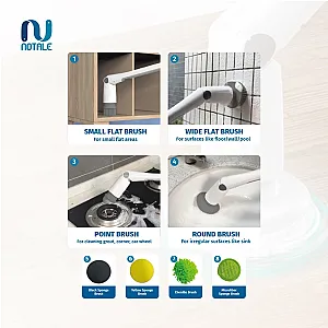 Notale Cordless Electric Spin Scrubber SS887